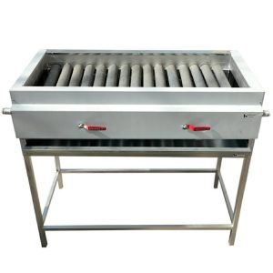 کباب پز گازی صنعتی استیل 430 استیل نوین